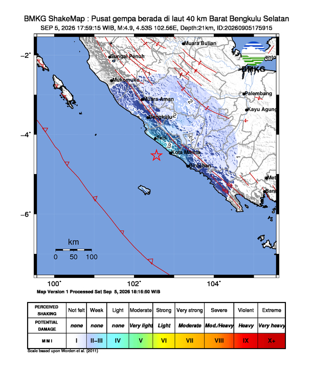 Gempa Bumi Terkini