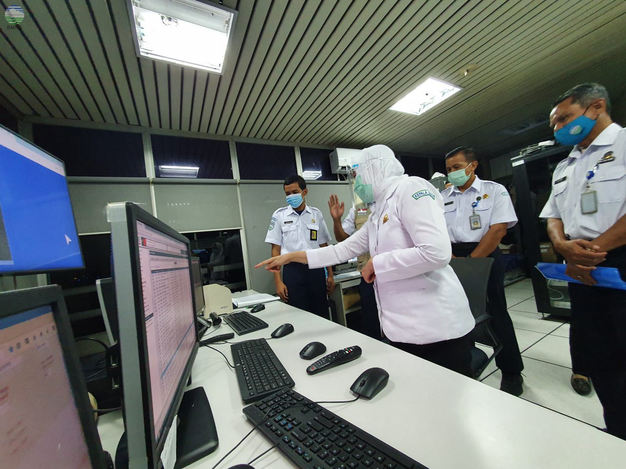 Kepala BMKG Meninjau Aloptama Informasi Cuaca Penerbangan di Bandara Soekarno Hatta