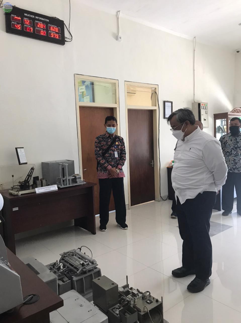 Kunjungan Kerja Kepala Pusat Seismologi Teknik dan Tanda Waktu ke Stageof Malang