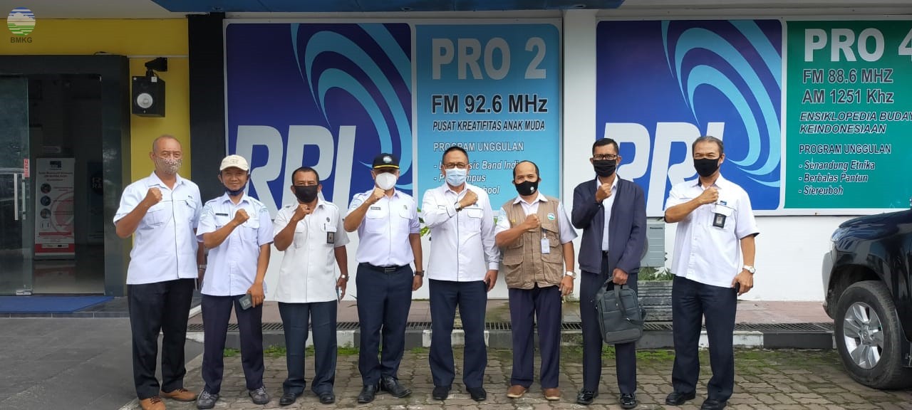 Sinergi BMKG Aceh dengan RRI Aceh - Kodam Iskandar Muda dalam Penyebaran Informasi MKG