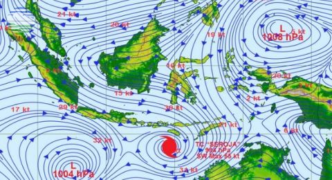 Update Perkembangan Siklon Tropis SEROJA dan Pertumbuhan Siklon Tropis ODETTE
