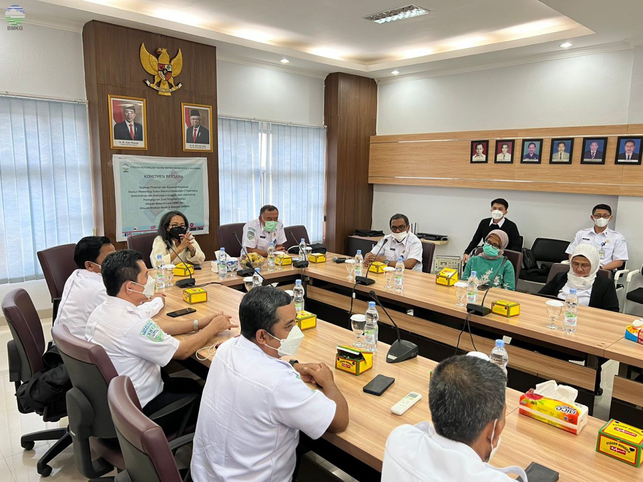 Tim Kementerian Sekretariat Negara Mengunjungi UPT BMKG Sumatera Selatan