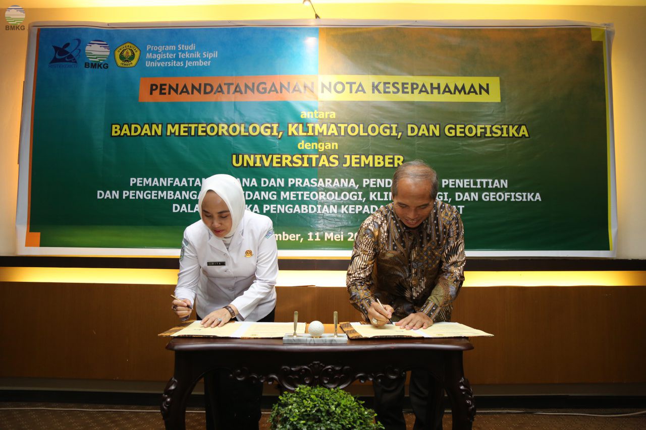 Kerjasama Riset BMKG dan Universitas Jember Demi Indonesia 4.0