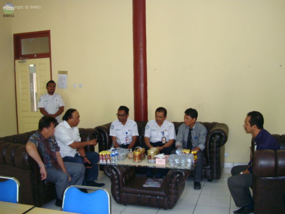 Kunjungan Kerja Wakil Ketua Komisi V DPR RI Di UPT BMKG Prov Sulteng