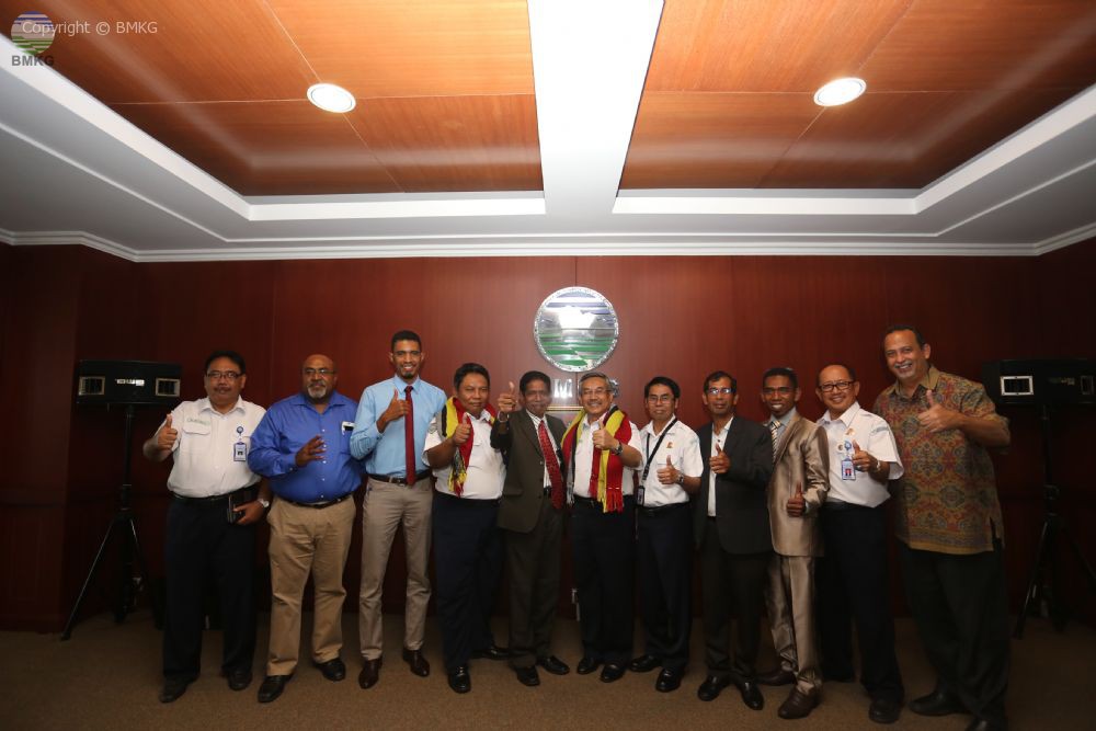 Delegasi Timor Leste Pelajari Sistem Peringatan Dini MKG BMKG