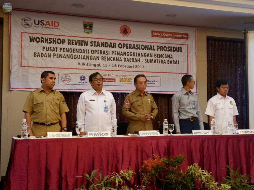 Peran Stageof Padang Panjang Pada Workshop Review SOP Pusdalops PB Sumatera Barat
