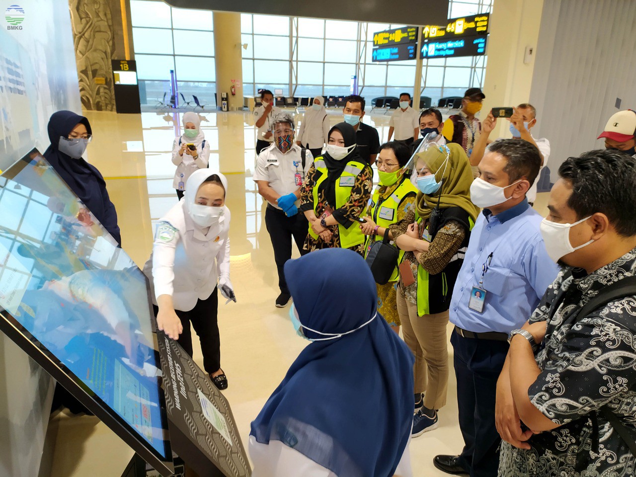 BMKG Lakukan Persiapan Gladi Evakuasi Gempabumi dan Tsunami serta Commisioning Test WRS New Generation di Bandara Internasional Yogyakarta