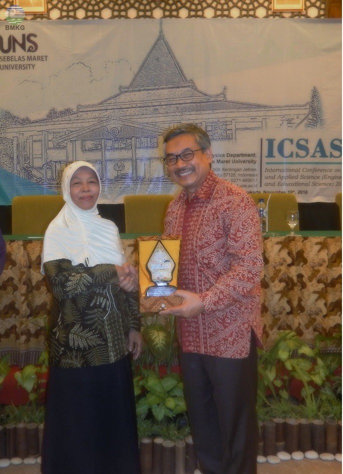 Dr. Andi Eka Sakya, M.Eng Sebagai Narasumber Pada Event ICSAS 2016