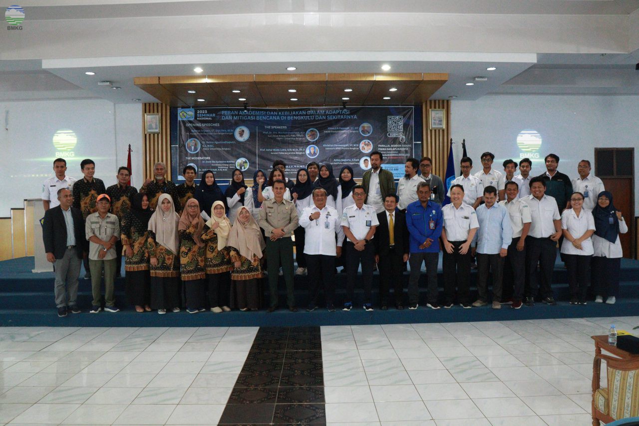 Mitigasi Bencana di Wilayah Bengkulu, Puslibang BMKG - Universitas Bengkulu Gelar Seminar Nasional
