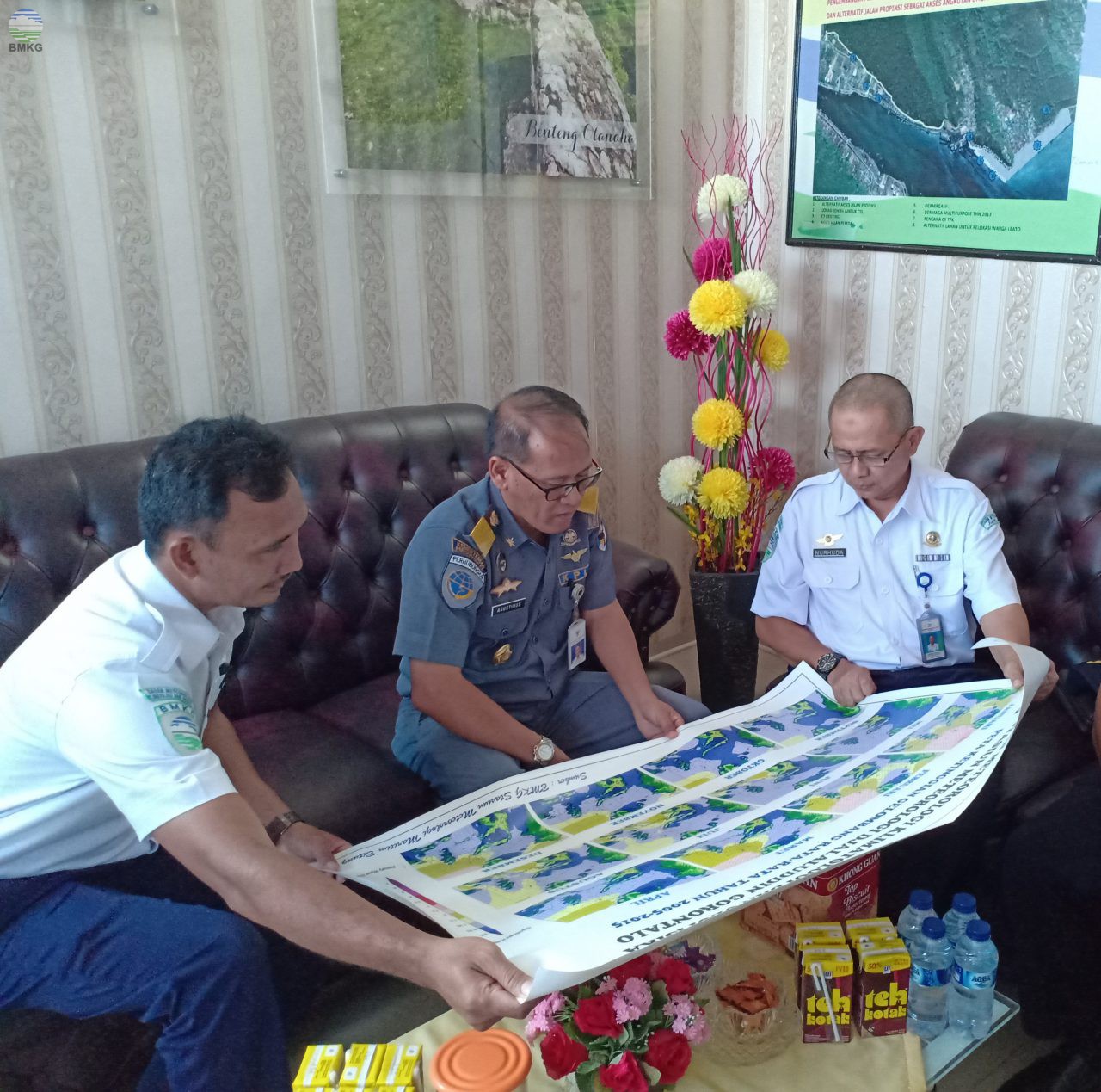 Kesiapan Stasiun Meteorologi Kelas I Djalaluddin Gorontalo dalam Kegiatan Posko Terpadu Angkutan Laut Lebaran Tahun 2019/1440 H 
