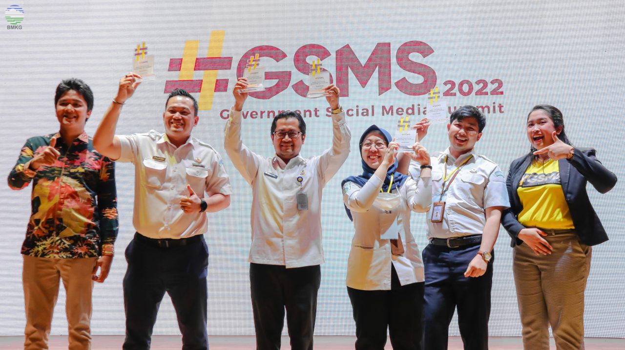 Bukan Kaleng-Kaleng! BMKG Borong Lima Penghargaan Sekaligus di Ajang GSM Award 2022
