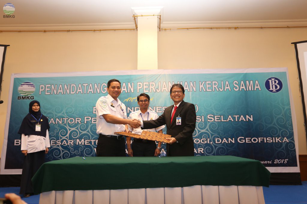 Bank Indonesia Perwakilan Sulsel Jajaki Kerjasama dengan BMKG Wilayah IV Makassar