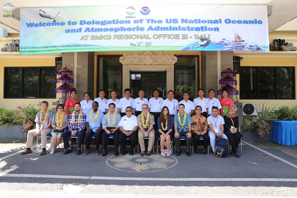 Kunjungan Delegasi NOAA Ke Balai Besar MKG Wilayah III Denpasar