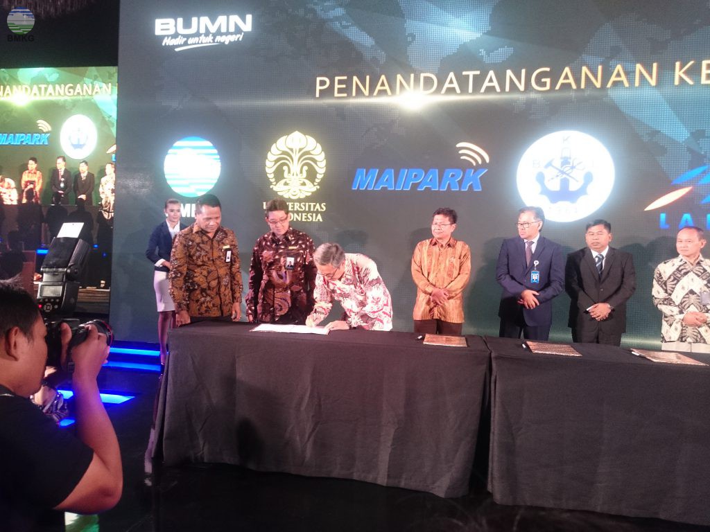 Penandatanganan MOU Antara BMKG -  PT. Reasuransi Indonesia 