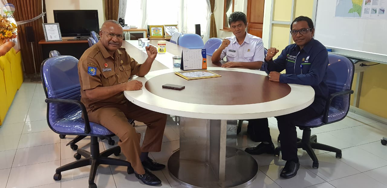 Kunjungan Kerja Kepala BBMKG Wilayah V ke BPBD Provinsi Papua 