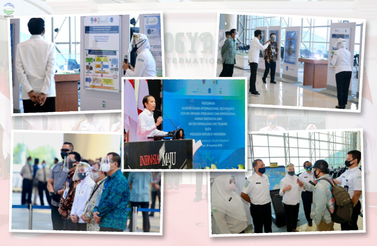 Presiden Resmikan Sistem Peringatan Dini Tsunami di Bandara Internasional Yogyakarta