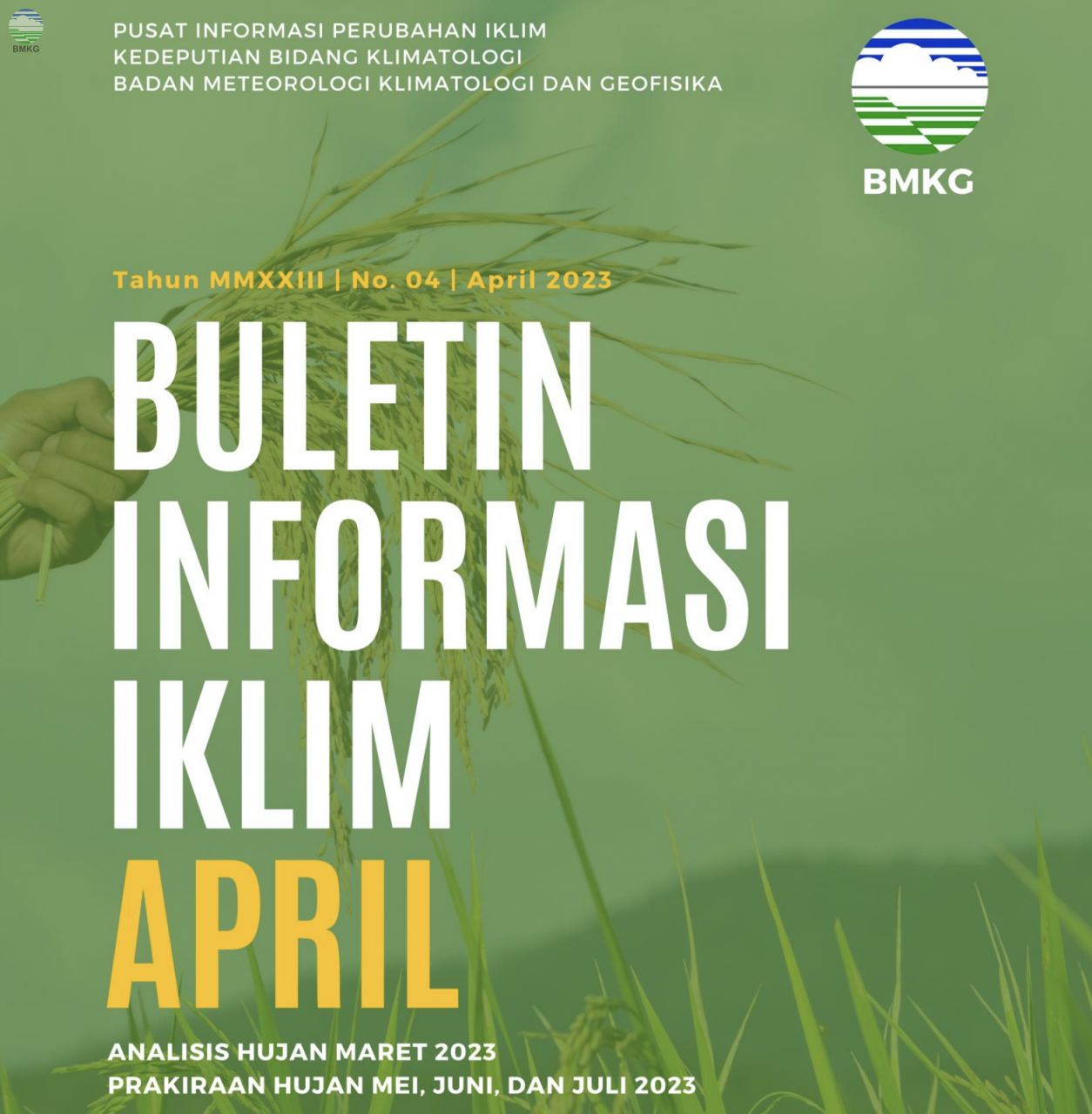 Buletin Hujan Bulanan - Updated April 2023