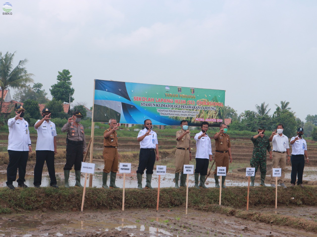 Tingkatkan Pemahaman Petani terhadap Iklim, BMKG Gelar SLI Operasional di Lampung