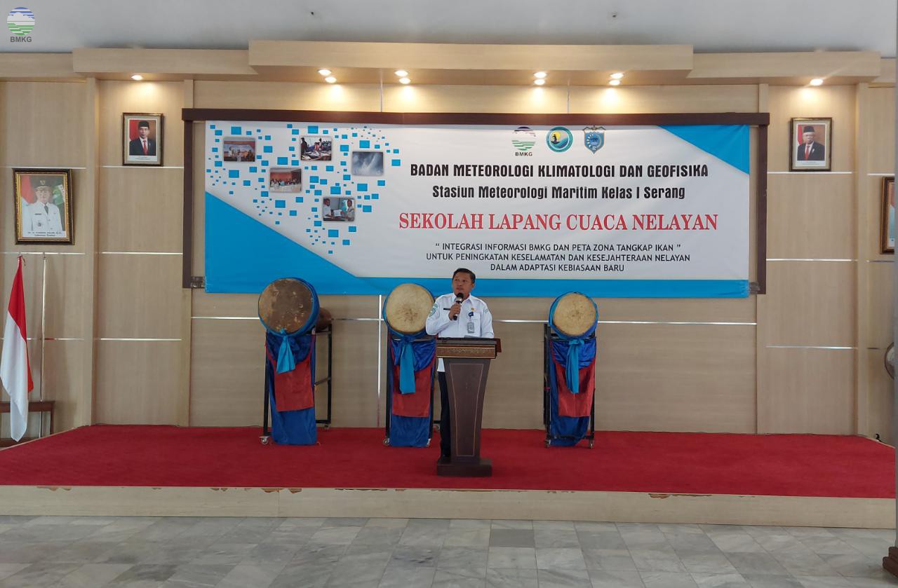 Deputi Meteorologi Membuka Secara Resmi SLCN Provinsi Banten Tahun 2020