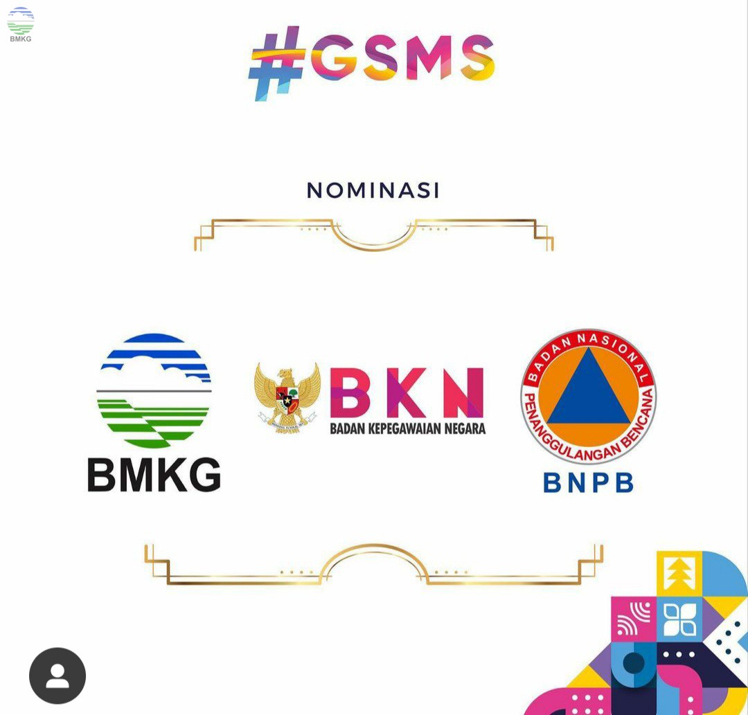 BMKG Boyong Dua Penghargaan GSM Award 2020