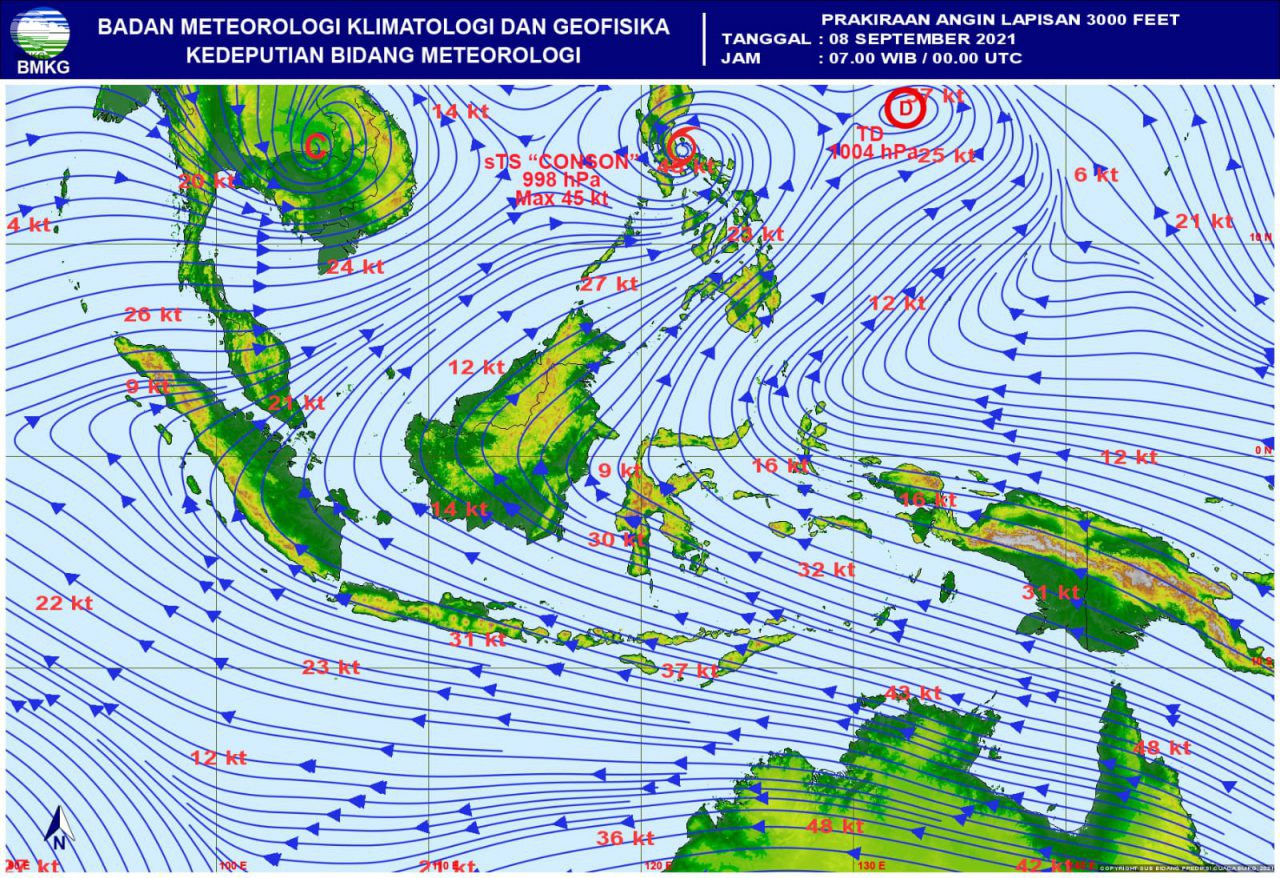 Dua Siklon Tropis Tumbuh di Belahan Bumi Utara, Begini Pengaruhnya ke Wilayah Indonesia