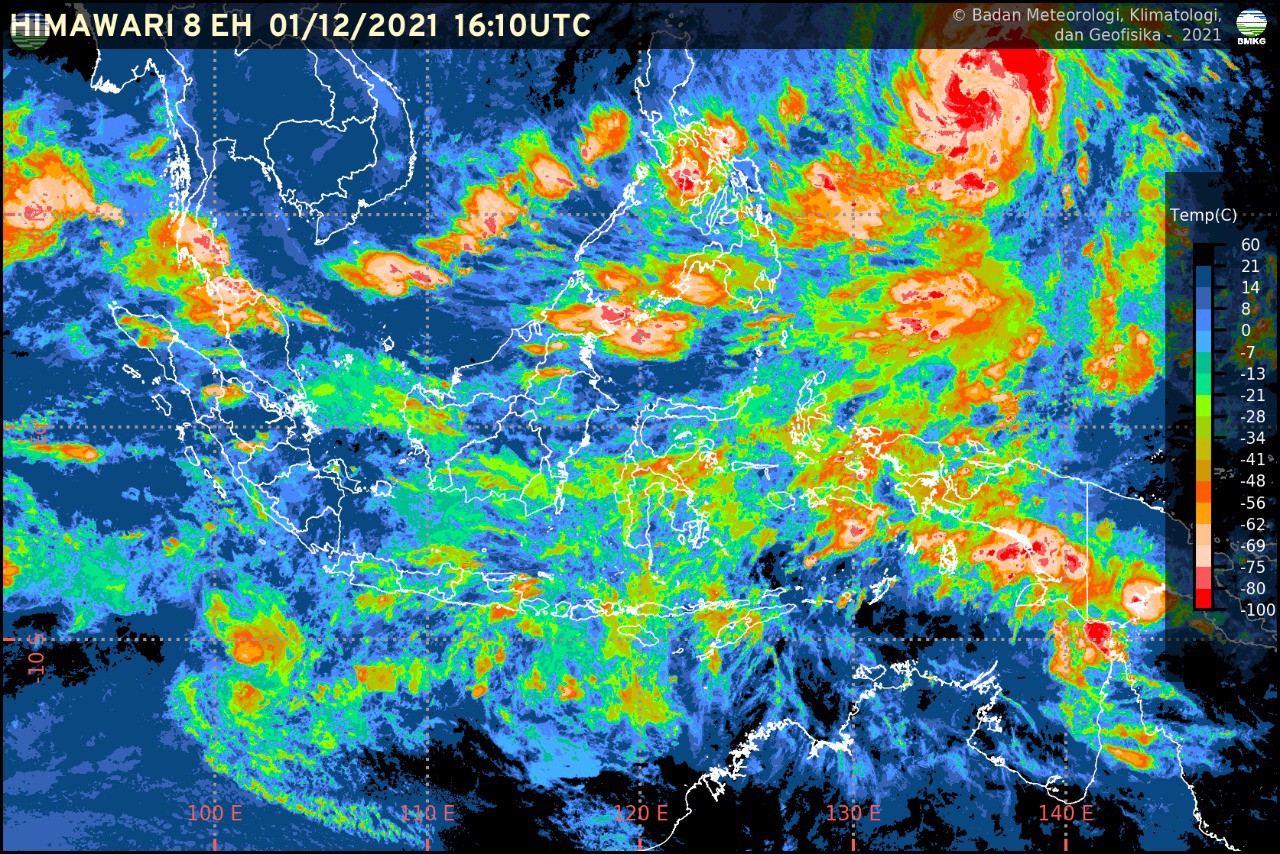BMKG: Siklon Tropis Teratai Terbentuk di Dekat Wilayah Indonesia, Begini Dampaknya