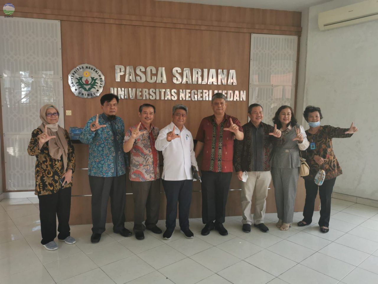 Stasiun Geofisika Deli Serdang dan Universitas Negeri Medan Jalin Kerja Sama