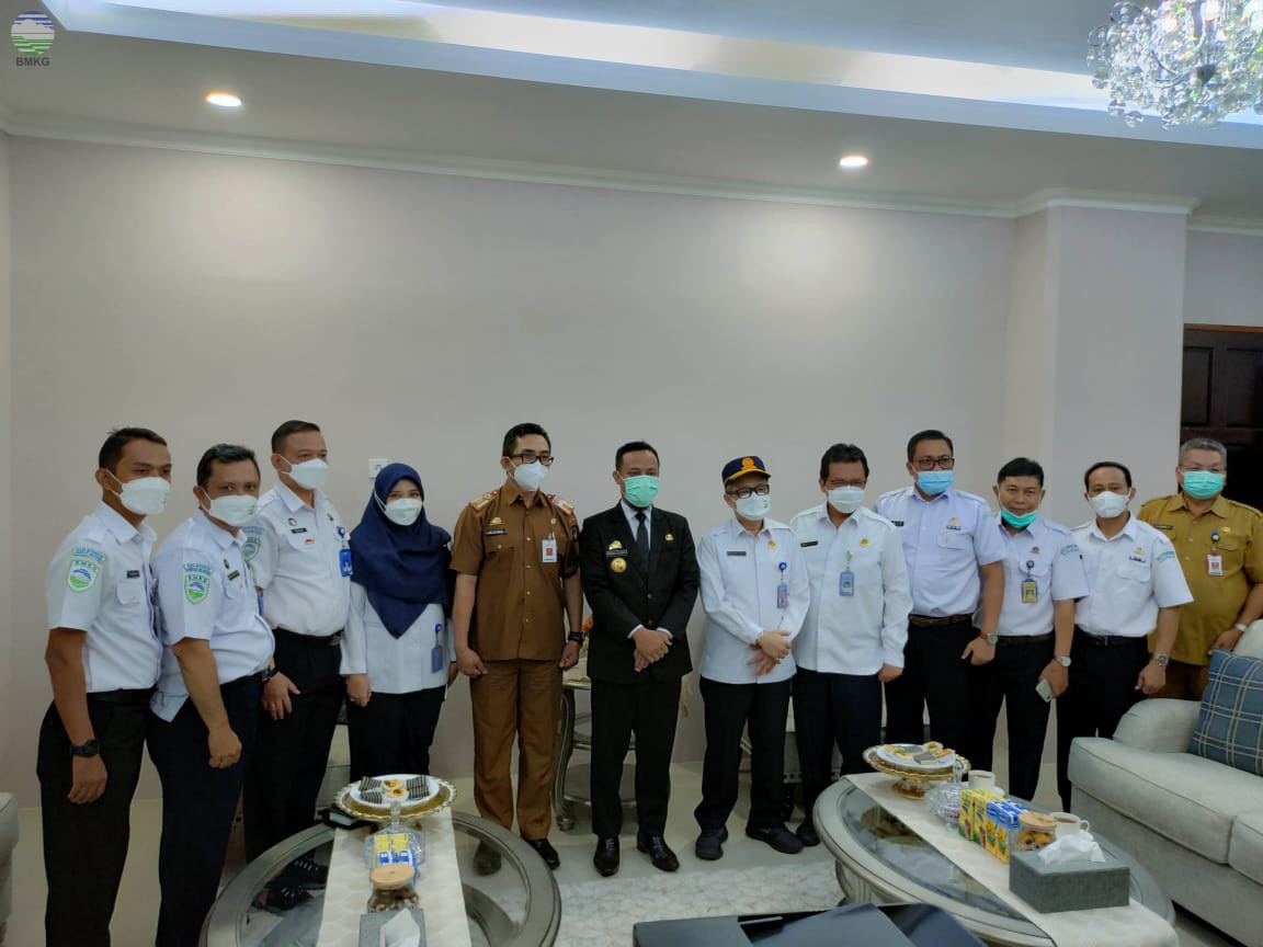 Kunjungi Sulawesi Selatan, Deputi Inskalrekjarkom BMKG perkenalkan Produk MHEWS