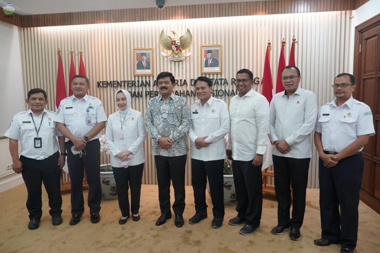 BMKG Kunjungi Kementerian ATR/BPN, Perkuat Sinergi Mikrozonasi dan Pemetaan Bahaya Gempabumi dan Tsunami