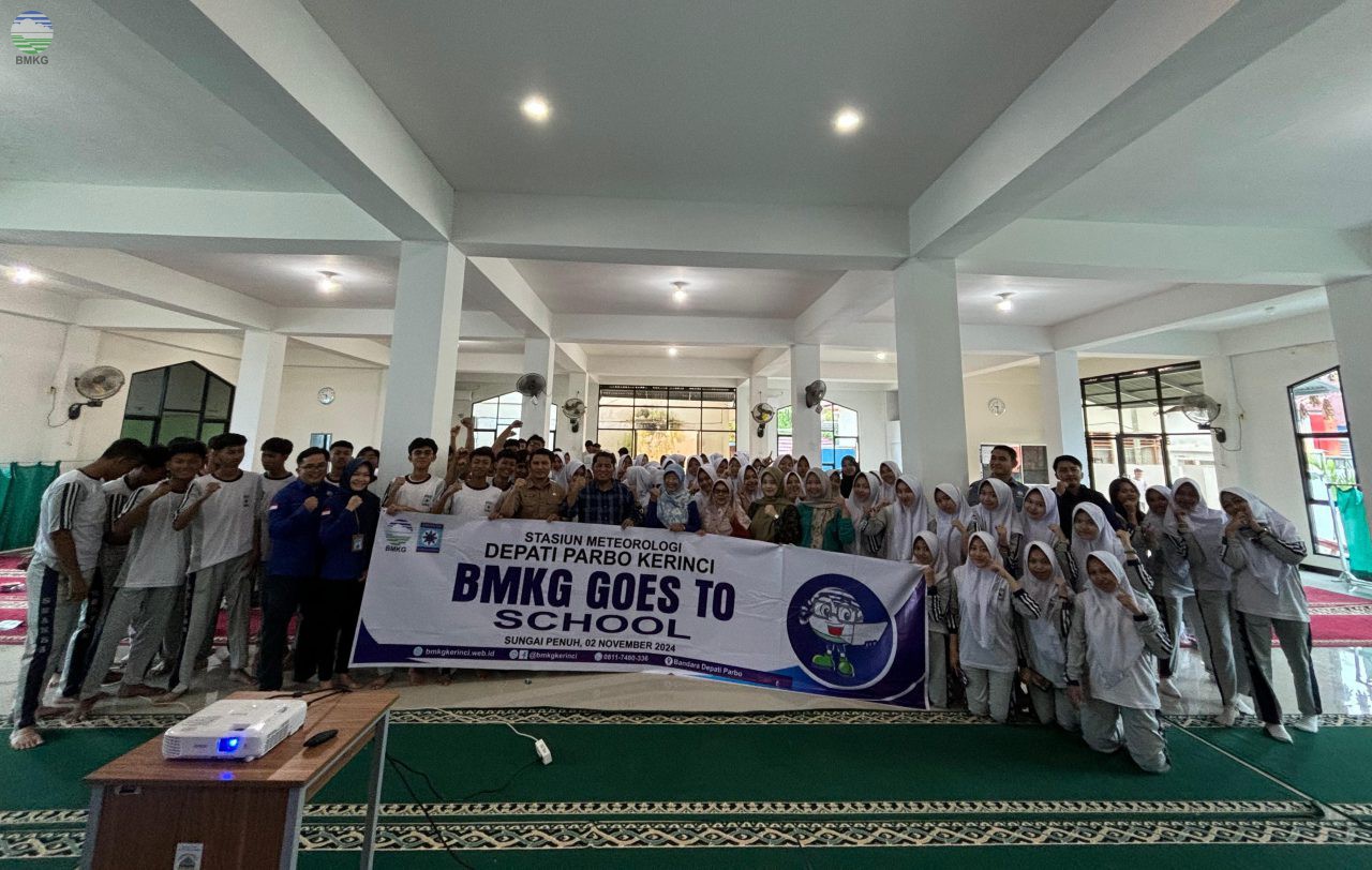 BMKG Goes to School : Tingkatkan Literasi Bencana Geohidrometeorologi di Sekolah