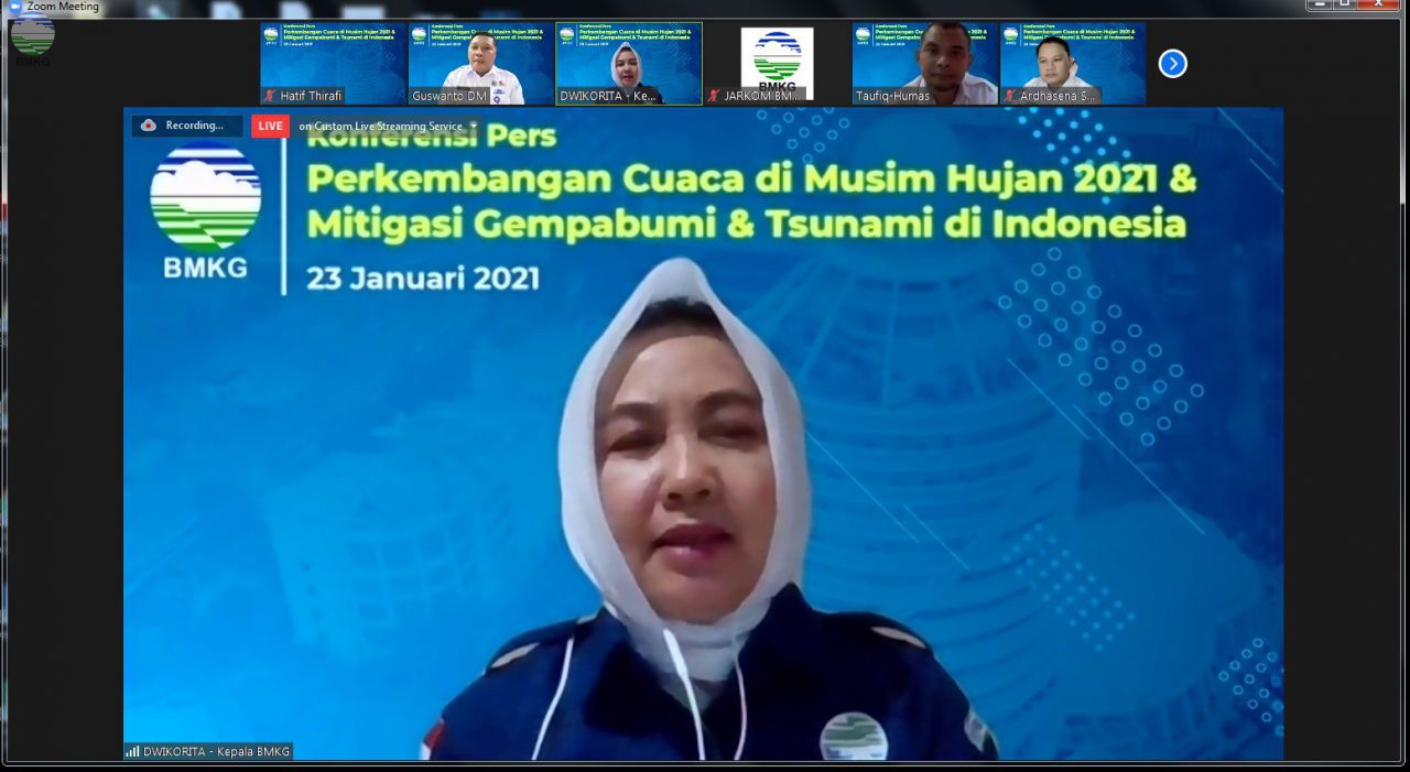 BMKG Sampaikan Perkembangan Cuaca Serta Mitigasi Gempabumi dan Tsunami di Indonesia 