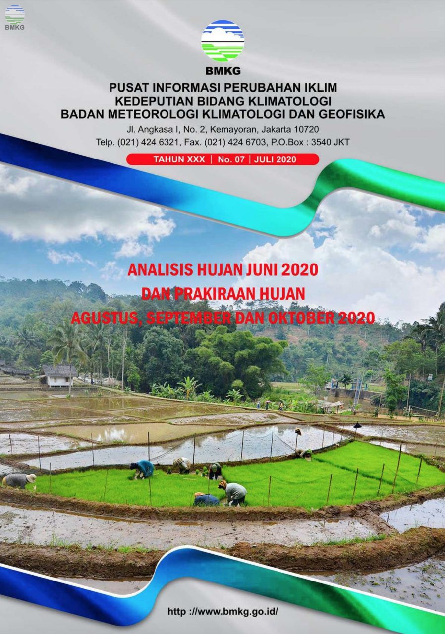 Buletin Hujan Bulanan di Indonesia - Updated Juli 2020