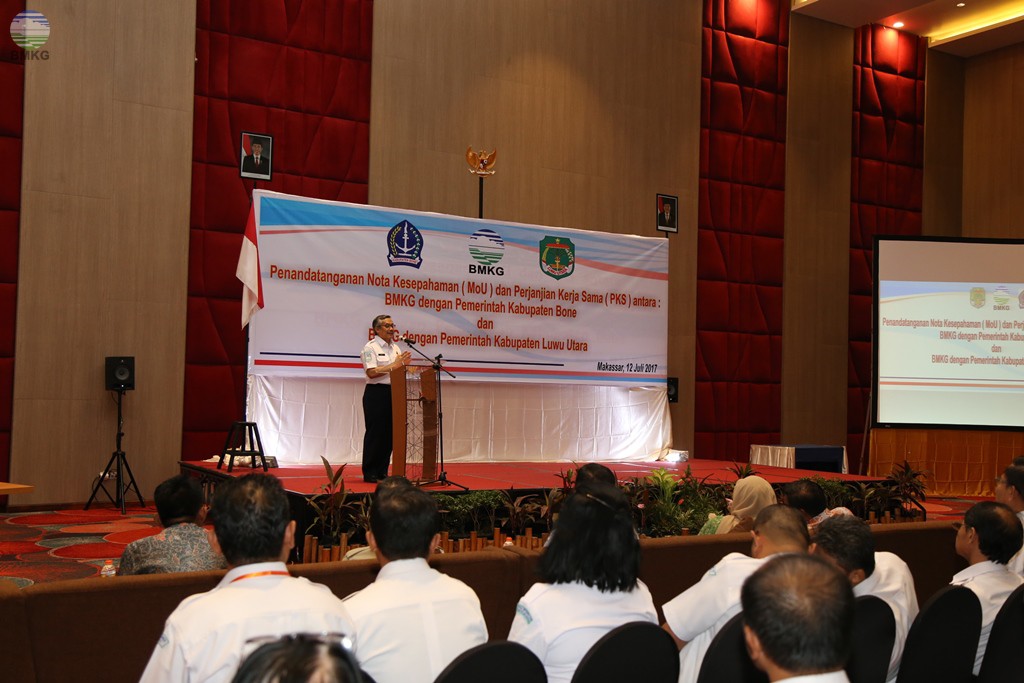 BMKG Perluas Kerjasama Dengan 2 Pemerintah Kabupaten di Wilayah Sulawesi Selatan 