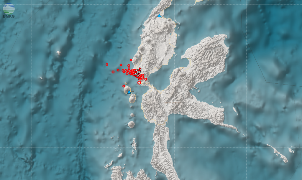 Siaran Pers Gempabumi Swarm di Jailolo Prov. Maluku Utara