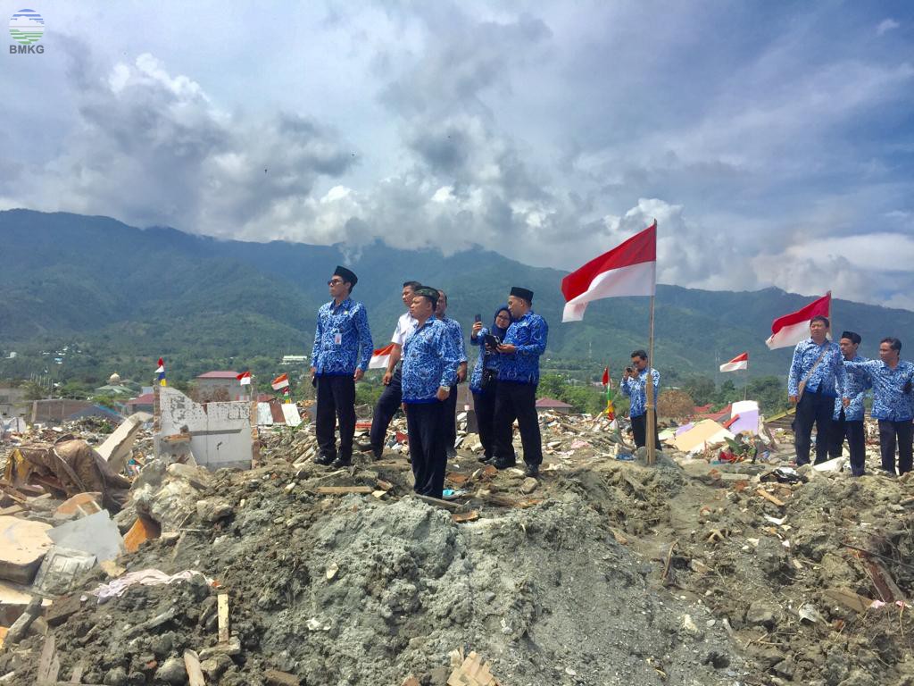 Kunjungan Kerja Deputi Bidang Inskalrekjarkom ke UPT BMKG di Sulawesi Tengah