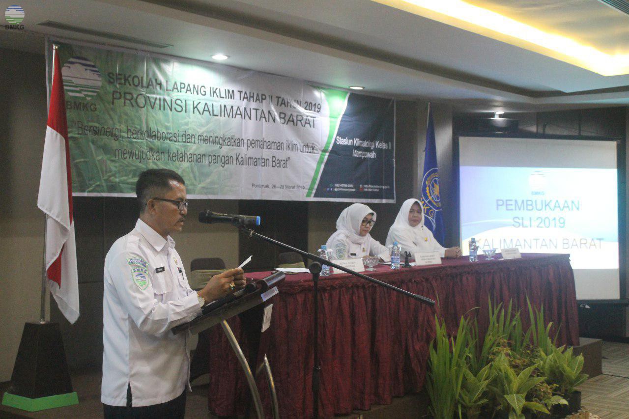Sekolah Lapang Iklim Tahap II Provinsi Kalimantan Barat Tahun 2019