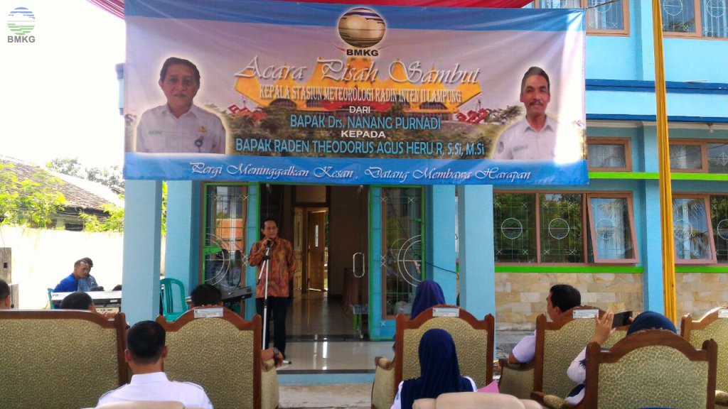Pisah Sambut Kepala Stasiun Meteorologi Klas I Raden Inten II Lampung
