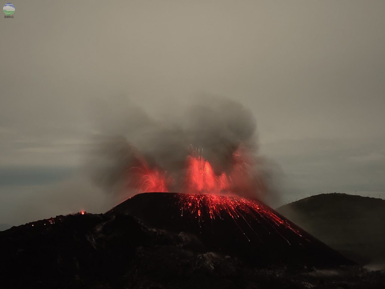 Update: Gunung Ruang Erupsi Lagi, BMKG Monitoring Ketinggian Muka Laut dan Dampak Abu Vulkanik